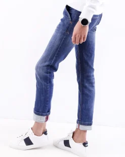 La Piscine Paris Jean slim en coton délavé 3D*Homme Jeans