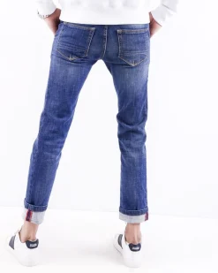 La Piscine Paris Jean slim en coton délavé 3D*Homme Jeans