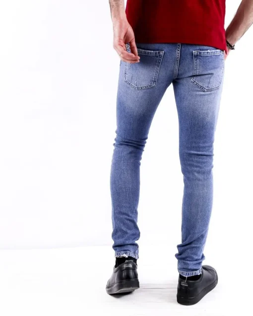 La Piscine Paris Jean super skinny en coton brut John Richmond*Homme Jeans