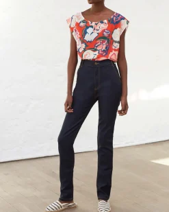 La Piscine Paris Jean taille haute nuit Chacok*Femme Jeans|Bas Femme