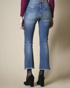 La Piscine Paris Jean évasé effet vieilli Jijil*Femme Jeans|Bas Femme