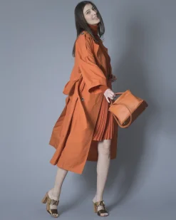 La Piscine Paris Jupe asymétrique en crêpe plissée Nude*Femme Jupes