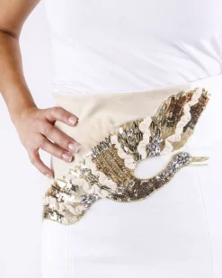 La Piscine Paris Jupe crayon bicolore brodée Elisabetta Franchi*Femme Jupes
