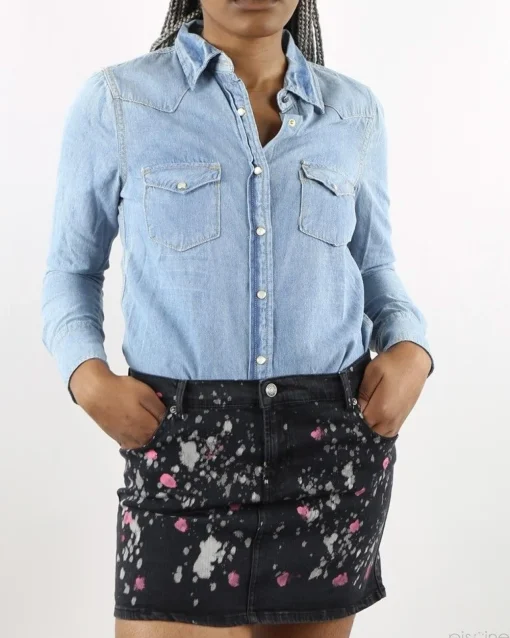 La Piscine Paris Jupe en jean tachée Nikkie*Femme Jupes