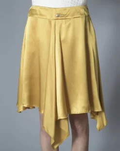 La Piscine Paris Jupe en satin de soie et ornement John Galliano*Femme Jupes