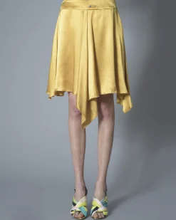 La Piscine Paris Jupe en satin de soie et ornement John Galliano*Femme Jupes