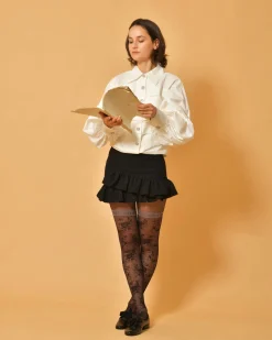 La Piscine Paris Jupe en tweed à volants asymétriques Edward Achour*Femme Jupes|Bas Femme