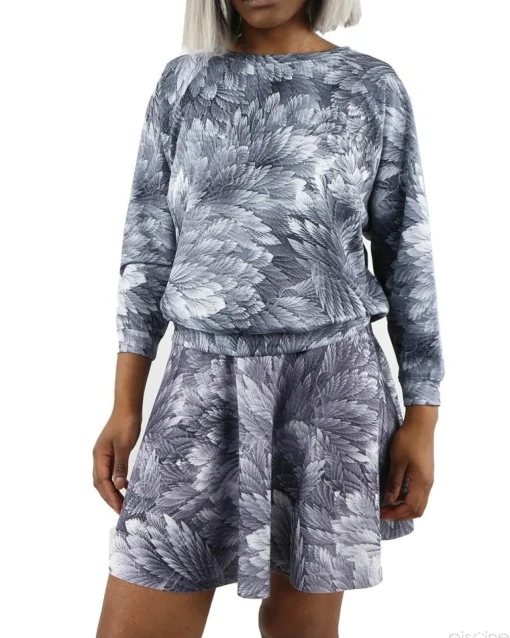 La Piscine Paris Jupe grise fleurie Dexters*Femme Jupes