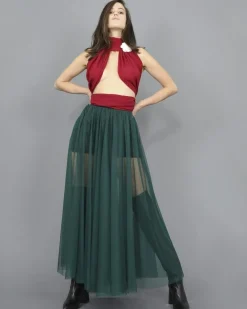 La Piscine Paris Jupe midi e en tulle fluide L'Edition*Femme Jupes