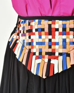 La Piscine Paris Jupe plissée avec applications tressées Forte Forte*Femme Jupes|Bas Femme