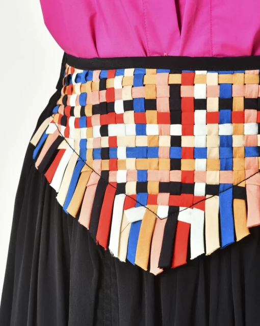 La Piscine Paris Jupe plissée avec applications tressées Forte Forte*Femme Jupes|Bas Femme