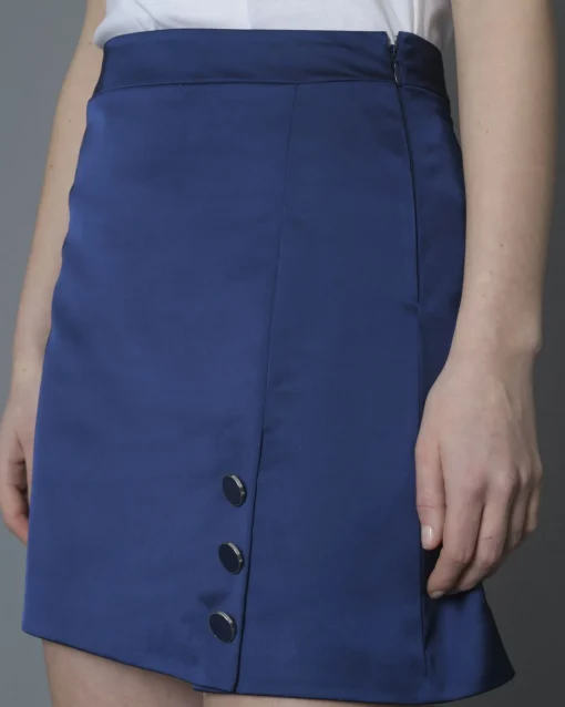 La Piscine Paris Jupe trapèze en satin Jijil*Femme Jupes