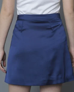 La Piscine Paris Jupe trapèze en satin Jijil*Femme Jupes