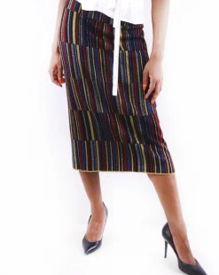 La Piscine Paris Jupe tube en laine multicolore Maison Père*Femme Jupes