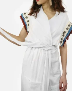 La Piscine Paris Kimono à broderies ethniques Jijil*Femme Blousons & Vestes
