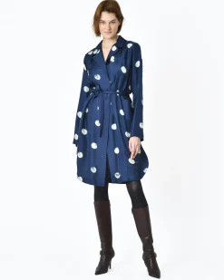 La Piscine Paris Kimono marine à points blancs My T*Femme Robes