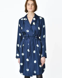 La Piscine Paris Kimono marine à points blancs My T*Femme Robes