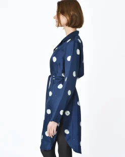 La Piscine Paris Kimono marine à points blancs My T*Femme Robes