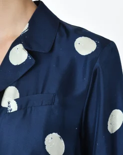 La Piscine Paris Kimono marine à points blancs My T*Femme Robes