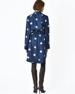 La Piscine Paris Kimono marine à points blancs My T*Femme Robes