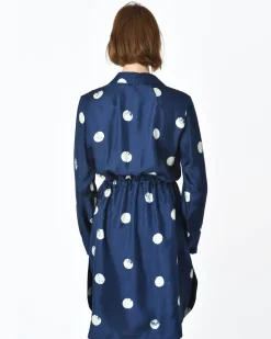 La Piscine Paris Kimono marine à points blancs My T*Femme Robes