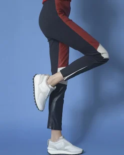 La Piscine Paris Legging à empiècements cuir P.A.R.O.S.H*Femme Pantalons|Bas Femme