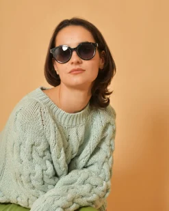 La Piscine Paris Lunettes de soleil à imprimé Carven*Femme Lunettes