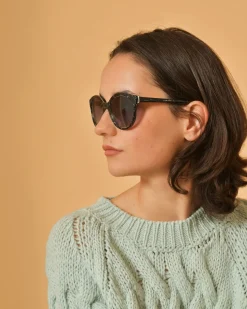 La Piscine Paris Lunettes de soleil à imprimé Carven*Femme Lunettes