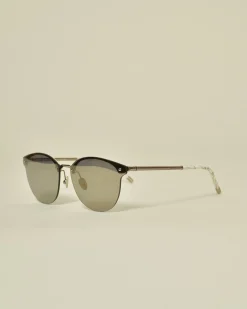 La Piscine Paris Lunettes de soleil rondes à effet miroir Carven*Homme Lunettes