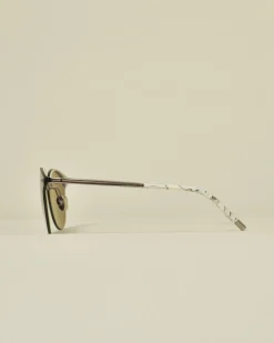 La Piscine Paris Lunettes de soleil rondes à effet miroir Carven*Homme Lunettes