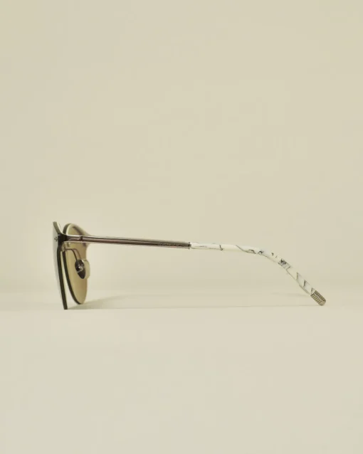 La Piscine Paris Lunettes de soleil rondes à effet miroir Carven*Homme Lunettes