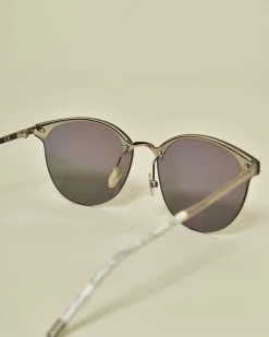 La Piscine Paris Lunettes de soleil rondes à effet miroir Carven*Homme Lunettes