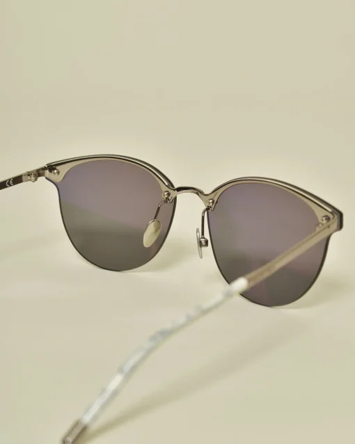 La Piscine Paris Lunettes de soleil rondes à effet miroir Carven*Homme Lunettes