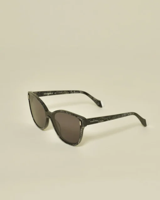 La Piscine Paris Lunettes de soleil wayfarer à imprimé marbré Carven*Homme Lunettes