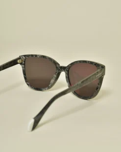 La Piscine Paris Lunettes de soleil wayfarer à imprimé marbré Carven*Homme Lunettes