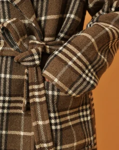 La Piscine Paris Manteau à carreaux en laine mélangée Chloé Stora*Femme Manteaux