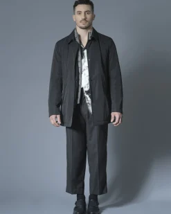 La Piscine Paris Manteau à col matelassé amovible Nino Danieli*Homme Manteaux