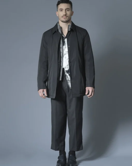 La Piscine Paris Manteau à col matelassé amovible Nino Danieli*Homme Manteaux