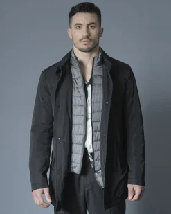 La Piscine Paris Manteau à col matelassé amovible Nino Danieli*Homme Manteaux