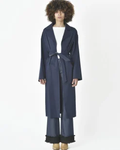La Piscine Paris Manteau marine Borbonese*Femme Manteaux
