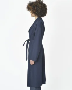 La Piscine Paris Manteau marine Borbonese*Femme Manteaux