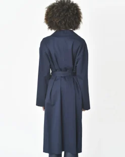 La Piscine Paris Manteau marine Borbonese*Femme Manteaux