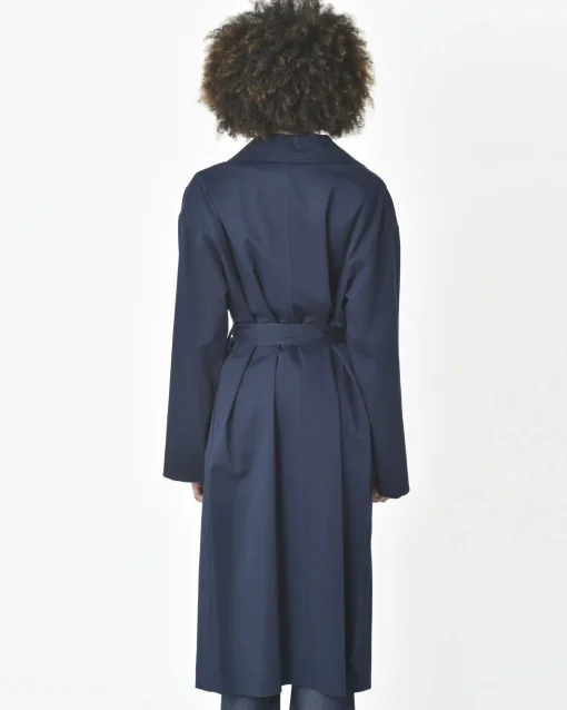La Piscine Paris Manteau marine Borbonese*Femme Manteaux