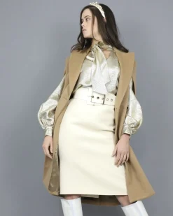 La Piscine Paris Manteau cape en laine Eleventy*Femme Manteaux