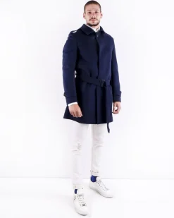 La Piscine Paris Manteau cintré en laine Ly Adams*Homme Manteaux