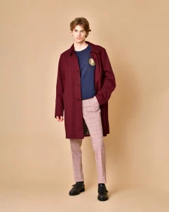 La Piscine Paris Manteau coupe droite à ceinture Oberon*Homme Manteaux