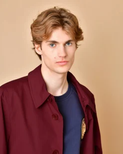 La Piscine Paris Manteau coupe droite à ceinture Oberon*Homme Manteaux