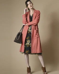 La Piscine Paris Manteau en coton à motifs chevron Diega*Femme Manteaux