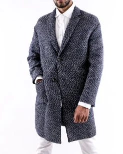 La Piscine Paris Manteau en coton à motifs blanc Ly Adams*Homme Manteaux