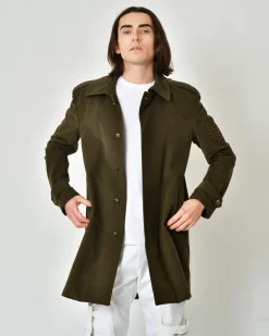 La Piscine Paris Manteau en coton à application Lords & Fools*Homme Manteaux